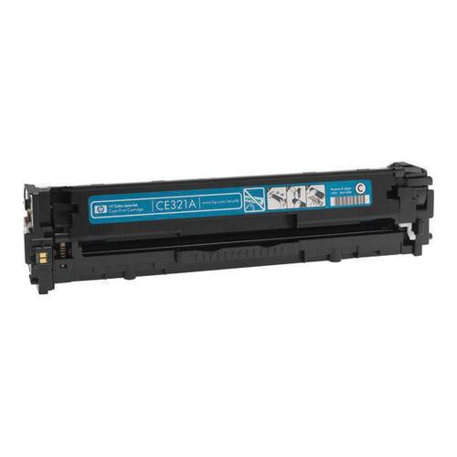 HP Original Toner, HP 128A, CE321A, Cyan Artikelbild Secondary1 L