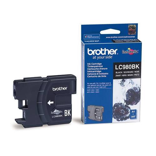 Brother Original Tintenpatrone LC-980BK, Schwarz Artikelbild Secondary1 L