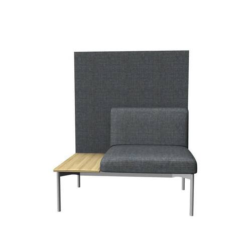 deNord Design Stol Sona 1,5-sits SO/151/W/7/P grå produktfoto