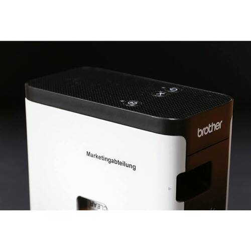 Brother Schriftband für P-Touch, 9 mm, transparent/Schwarz - TZE-121 Artikelbild Secondary2 L