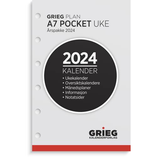 Årspakke GRIEG A7 2024 uke produktbilde