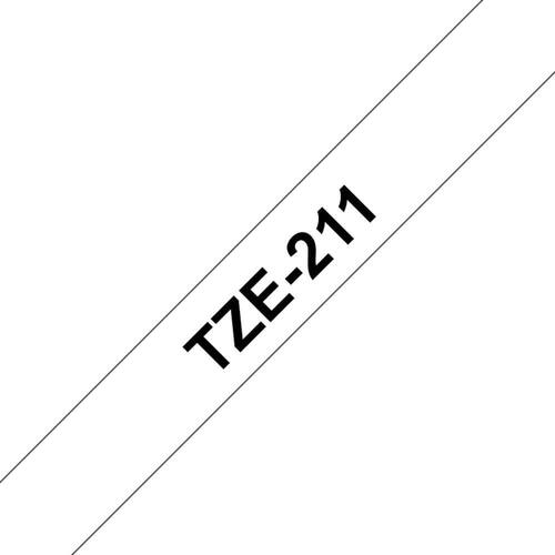 Brother P-Touch Schriftband TZe-S211, schwarz/weiß, laminiert, 6mm x 8m, extra stark, 1 Stück Artikelbild Secondary2 L
