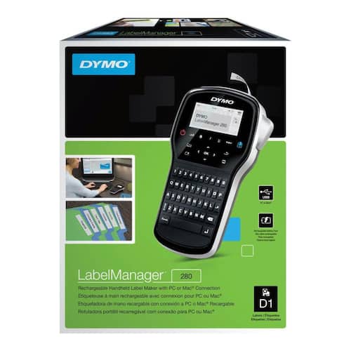 Dymo LabelManager™ 280, Etikettiergerät, Beschriftungsgerät, 1 Stück Artikelbild Secondary2 L