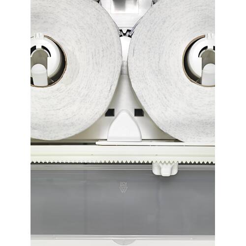 Tork Dispenser T2 Mini Jumbo Twin vit produktfoto Secondary1 L