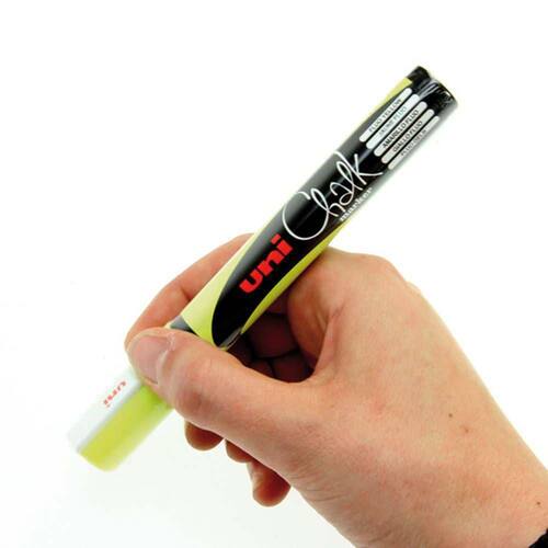 Uni-Ball Kreidemarker PWE-5M, Rundspitze, 1,8-2,5mm, abwischbar, sortiert, 8 Stück Artikelbild Secondary2 L