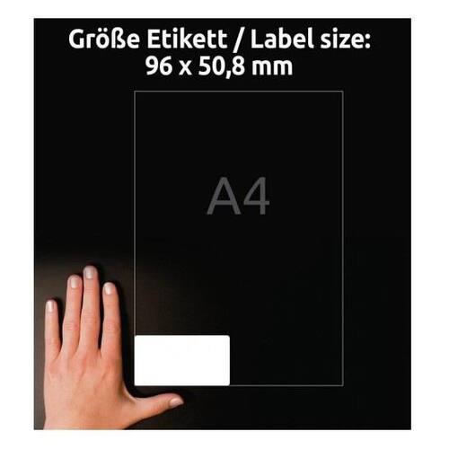 Avery Etikett avtagbar 96x50,8mm produktfoto Secondary3 L