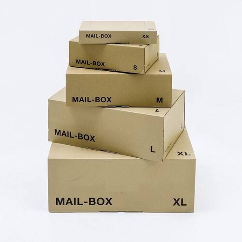 Smartbox Pro Mailbox S, Versandkarton, braun, 249x175x79mm, 20 Stück pro Packung, 2 Packungen Artikelbild Secondary2 L