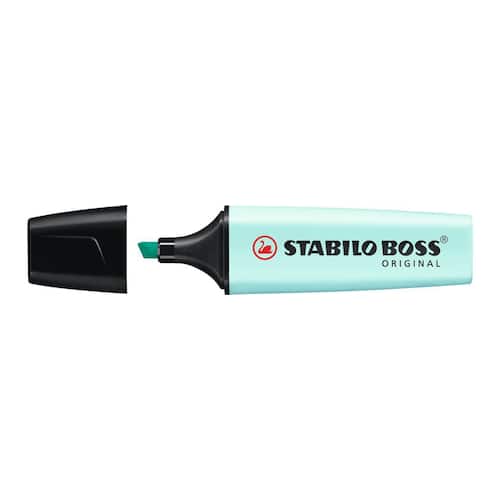 STABILO Boss Original Pastel Textmarker, Highlighter, Leuchtmarker, Pastellfarben, türkis - Touch of Torqouise, 1 Stück Artikelbild Secondary1 L