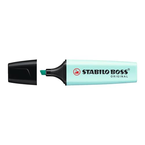 STABILO Boss Original Pastel Textmarker, Highlighter, Leuchtmarker, Pastellfarben, türkis - Touch of Torqouise, 1 Stück Artikelbild Secondary1 L
