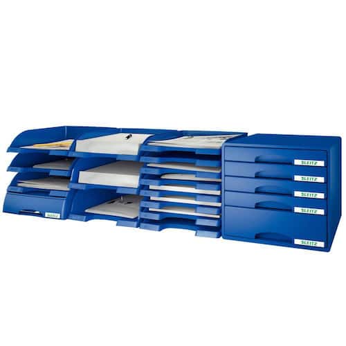 Leitz Briefkorb Jumbo Plus, Ablagekorb, frost, A4, 255x360x103mm, 1 Stück Artikelbild Secondary2 L
