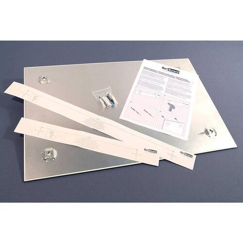 BE!BOARD Glas-Magnettafel, Whiteboard, magnetisch, 120x90cm, schwarz, 1 Stück Artikelbild Secondary4 L