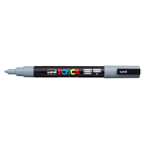 POSCA Permanentmarker UNI POSCA PC3M, Marker, grau, 1 Stück Artikelbild