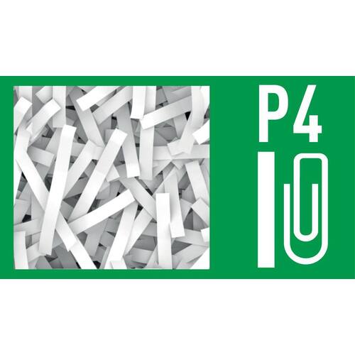 Leitz IQ Slim Home P4 Aktenvernichter, Shredder, Reißwolf, Partikelschnitt, 23l, weiß, 1 Stück Artikelbild Secondary5 L
