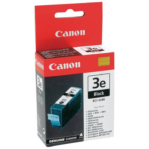 Canon Original Tintenpatrone BCI-3eBK, Schwarz Artikelbild Secondary1 L