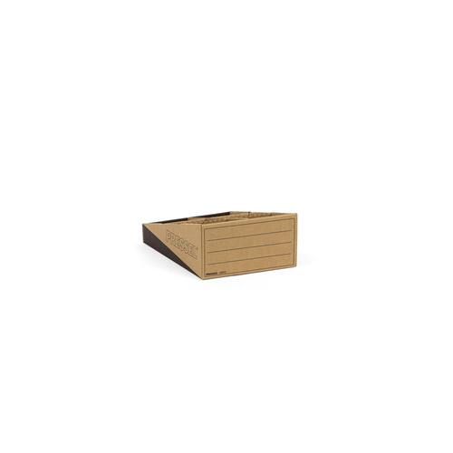 Pressel Lagersichtbox mit Mittelsteg, Kleinteilebox, 6 Fächer, 202x304x109(42)mm, braun/schwarz, 20 Stück Artikelbild Secondary3 L