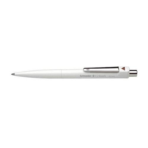 SCHNEIDER Kugelschreiber K3 biosafe, mit Druckmechanik, Weiß, Schreibfarbe: Braun, 1 Stück Artikelbild Secondary1 L
