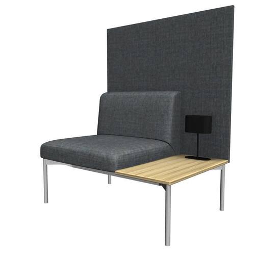 deNord Design Stol Sona 1,5-sits SO/151/W/9/L grå produktfoto