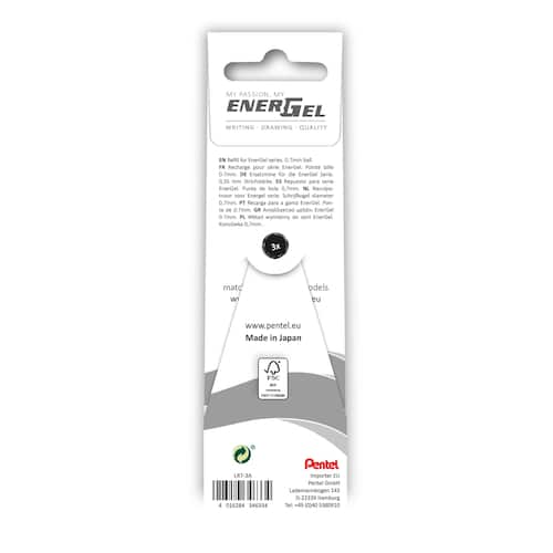 Pentel Refill LR7 ENERGEL 0,7 svart produktfoto Secondary2 L