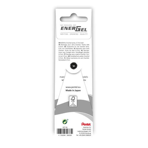 Pentel Refill LR7 ENERGEL 0,7 svart produktfoto Secondary2 L