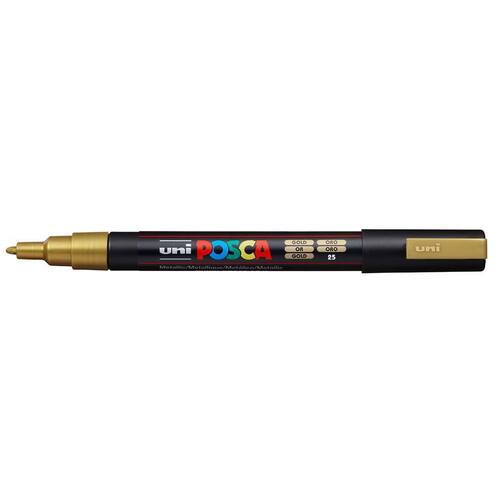 POSCA Permanentmarker UNI POSCA PC3M, Marker, gold, 1 Stück Artikelbild