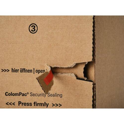 ColomPac Versandverpackung 4eckig, Planversandbox, Versandhülse, mit Haftklebeverschluss und Aufreißfaden, 1008x108x108mm (B0), Braun, 10 Stück pro Packung, 3 Packungen Artikelbild Secondary2 L