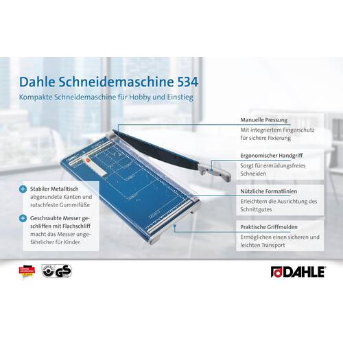 Dahle Hebel-Schneidemaschine 534 A3 Artikelbild Secondary1 L