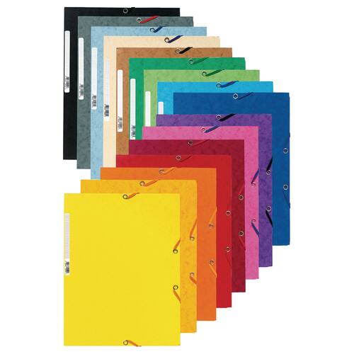 Exacompta Sammelmappe mit Gummizug, rot Artikelbild Secondary1 L