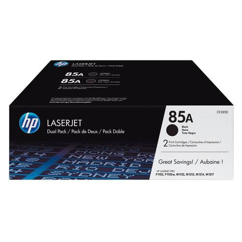HP Original Toner, HP 85A, CE285AD, Doppelpack, Schwarz Artikelbild Secondary1 L