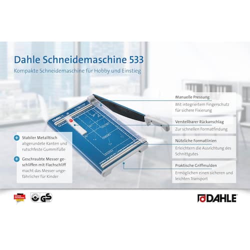 Dahle Hebel-Schneidemaschine 533 A4 Artikelbild Secondary2 L