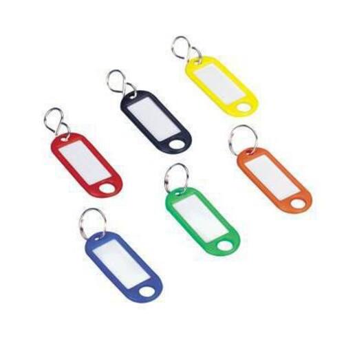 WEDO Schlüsselanhänger mit S-Haken und Etikett, blau, 1 Stück Artikelbild Secondary1 L