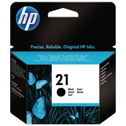 HP Original Tintenpatronen HP 21, C9351AE, Schwarz Artikelbild Secondary2 L
