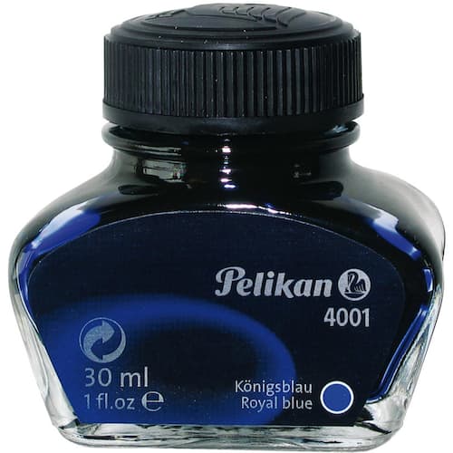 Pelikan Tinte 4001 im Fässchen, für Füllhalter und Füllfedern, königsblau, 30 ml, 1 Stück Artikelbild Secondary1 L