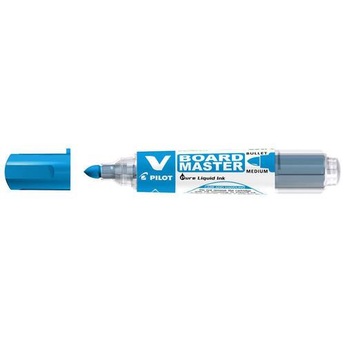 Pilot Begreen Whiteboard Marker V-Board Master Begreen, Boardmarker, Rundspitze, M, blau, 1 Stück Artikelbild Secondary3 L