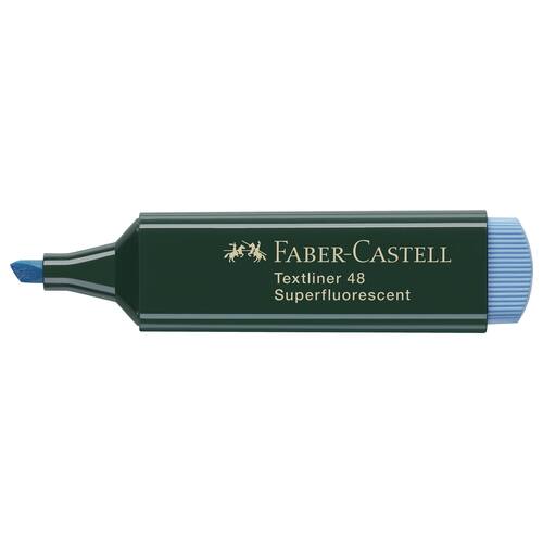 Faber-Castell Text-Marker TEXTLINER 48, Blau Artikelbild Secondary1 L