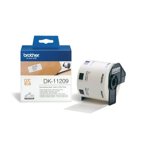 Brother Adressetiketten DK-11209, 29x62mm, Weiß, 800 Stück Artikelbild Secondary1 L