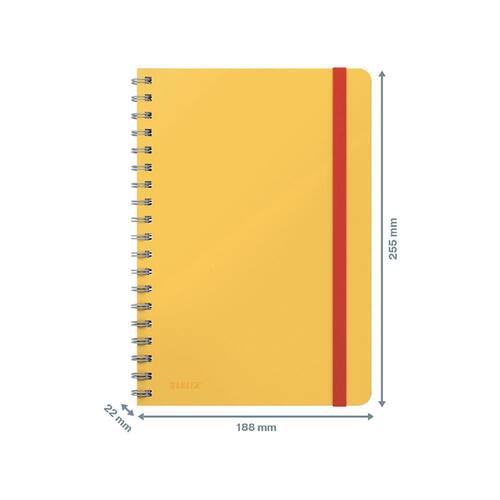 Leitz Anteckningsblock COSY B5 linj gul produktfoto Secondary4 L