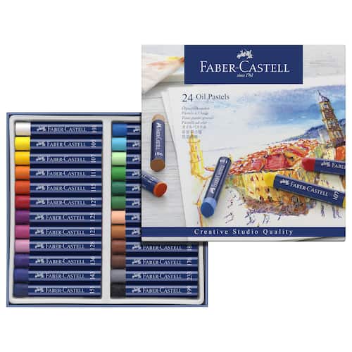 Faber-Castell Oljepastellkritor av studiokvalitet produktfoto