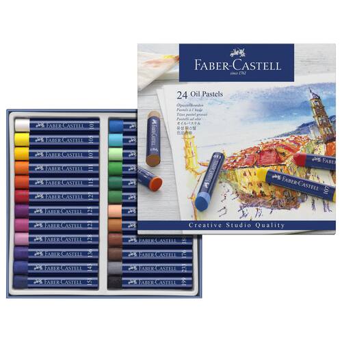 Faber-Castell Oljepastellkritor av studiokvalitet produktfoto