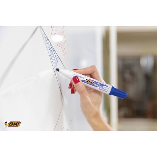 BIC® Board Marker 1701, Rundspitze, blau, 1,4mm, 12 Stück Artikelbild Secondary4 L