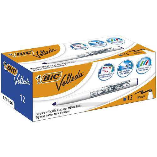 BIC® Velleda Whiteboardmarker 1741, blau, 1,5 mm, 1 Stück Artikelbild Secondary4 L