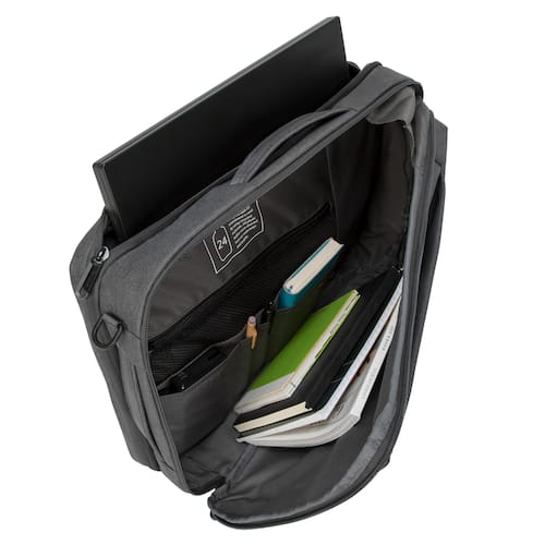 Targus 15,6 Zoll Notebook-Rucksack Cypress mit EcoSmart®, Laptop-Rucksack, konvertierbar in Aktentasche, grau, 1 Stück Artikelbild Secondary1 L