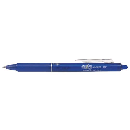 Pilot Tintenroller FriXion Clicker 0.7, radierbare Tinte, 0,4mm, blau, 1 Stück Artikelbild Secondary1 L