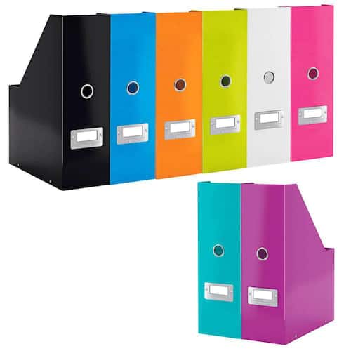 Leitz Stehsammler Click & Store WOW, Hartpappe, Einsteckrückenschild, mit Griffloch, A4, 103x253x330mm, pink, 1 Stück Artikelbild Secondary5 L