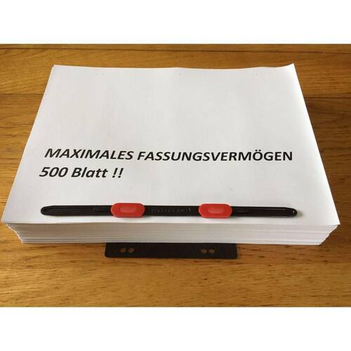 HASenPfeil® patentierter Heftstreifen „HASenPfeil 1'', Abheftstreifen, nimmt bis zu 500 Blatt auf, mit arretierbarer Deckleiste, 13x3,5cm, grün, 20 Stück pro Packung Artikelbild Secondary3 L
