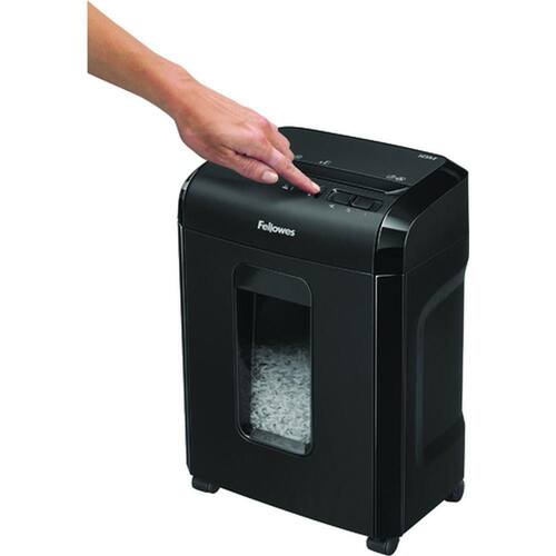 Fellowes Aktenvernichter Powershred® 10M, Reißwolf, Shredder, Partikelschnitt, 345x250x500mm, schwarz, 1 Stück Artikelbild Secondary6 L