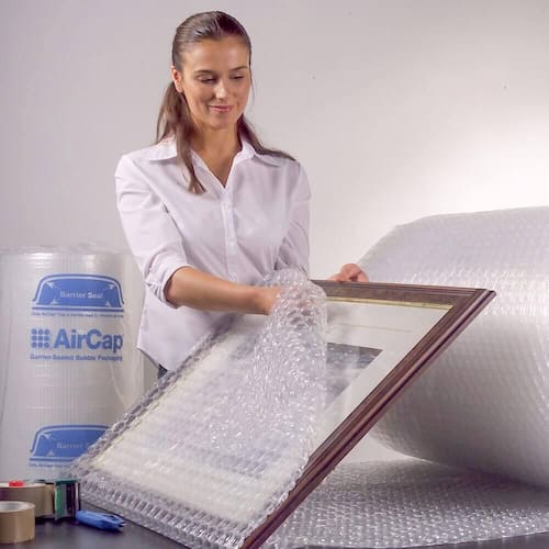 Sealed Air® Luftpolsterfolie, kleinnoppig, transparent, 500mmx3m, 1 Rolle Artikelbild Secondary1 L