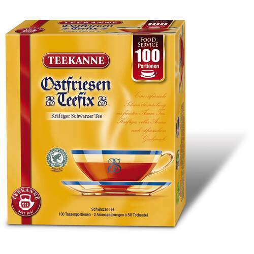 Teekanne Ostfriesen Teefix, Schwarztee, Tee, Teebeutel, 2x50 Beutel, 1 Packung Artikelbild