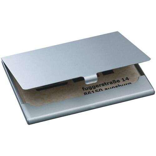 sigel Visitenkarten-Etui, Alu, silber, bis 91x58mm Artikelbild
