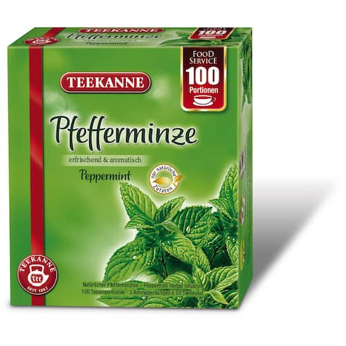 Teekanne Kräutertee Pfefferminze, Tee, Teebeutel, 100 Beutel, 1 Packung Artikelbild Secondary1 L