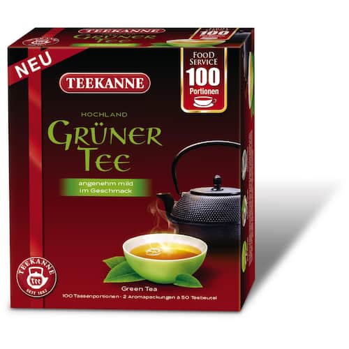 Teekanne Grüner Tee, Teebeutel, 100 Beutel, 1 Packung Artikelbild